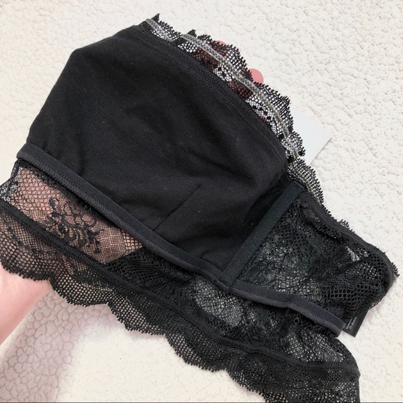 Calvin Klein Lace Black Bandeau Bra Size S - Picture 5 of 7